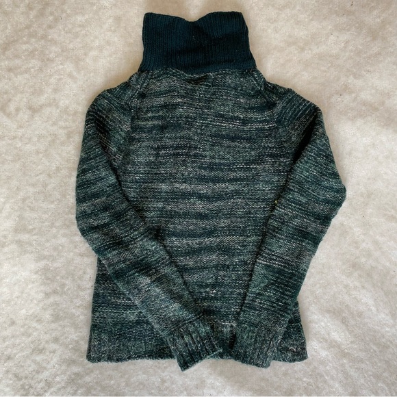 Vtg Ms Dibs Collared Green Cardigan Wood Toggles 90s Womens Size XS - Picture 3 of 7